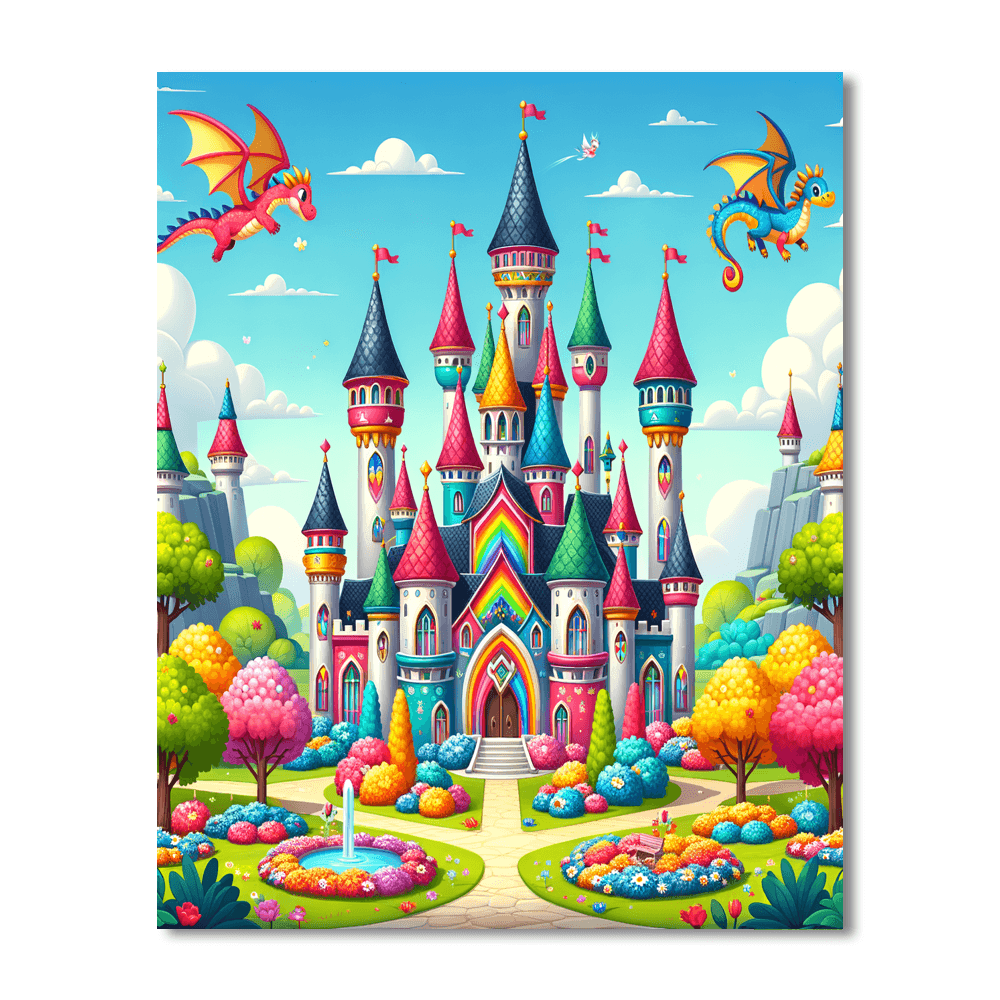 Exploring Enchanted Castles Paint By Numbers Kits
