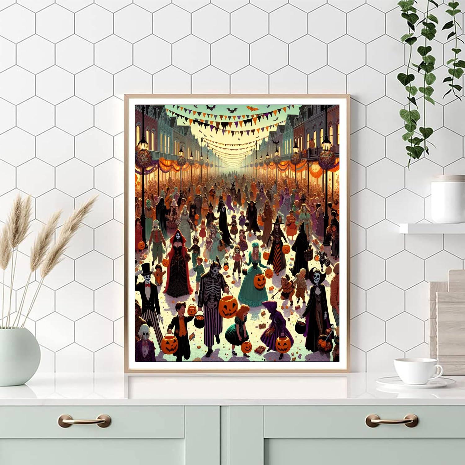 Halloween Festival - Usa Paint By Numbers Art