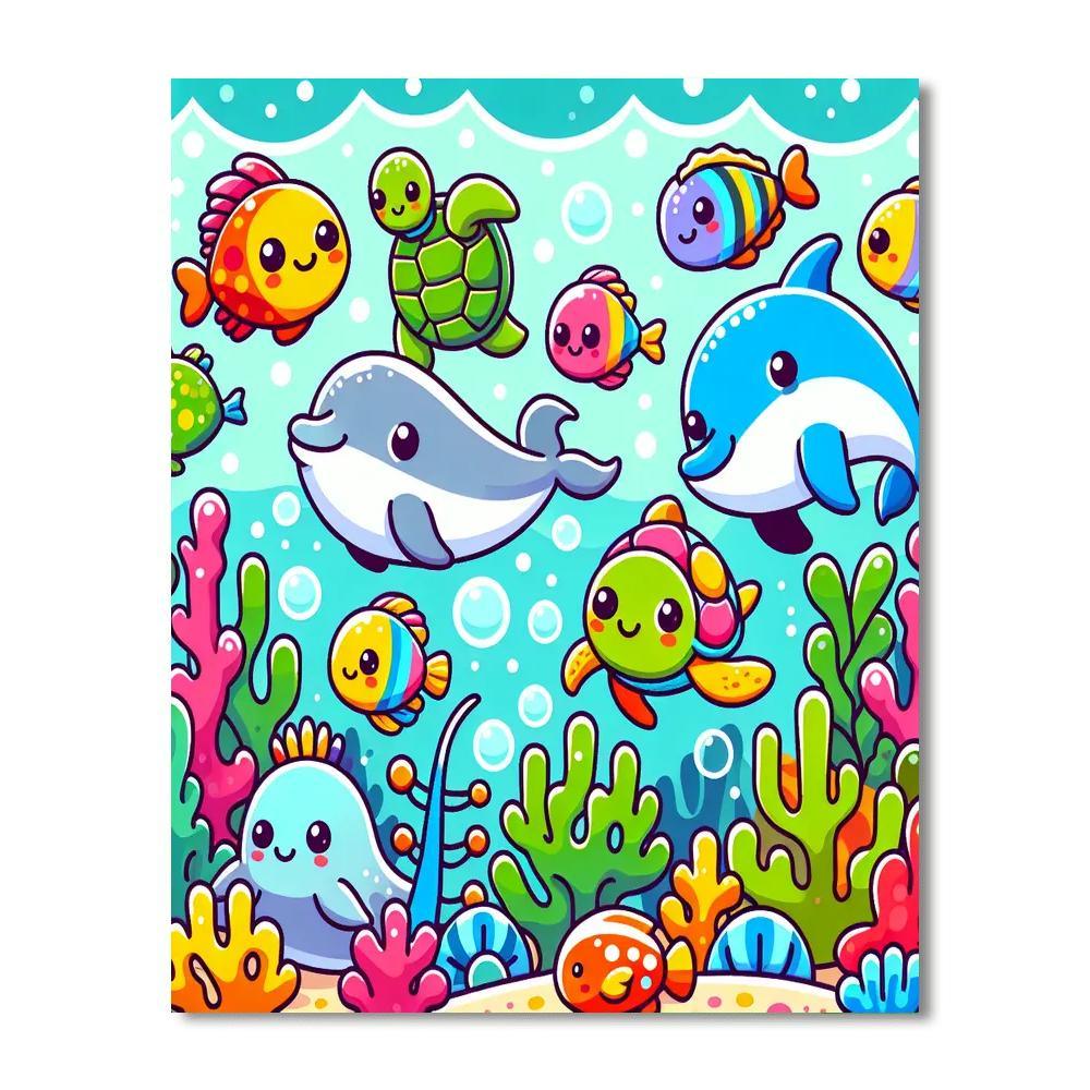 Ocean Exploration Squad Paint By Color