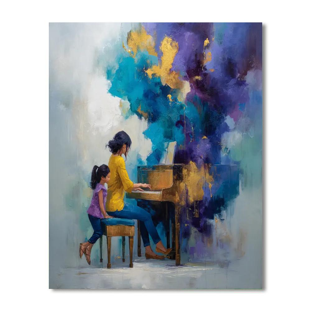 Symphony Of Maternal Love Painting Number Kit