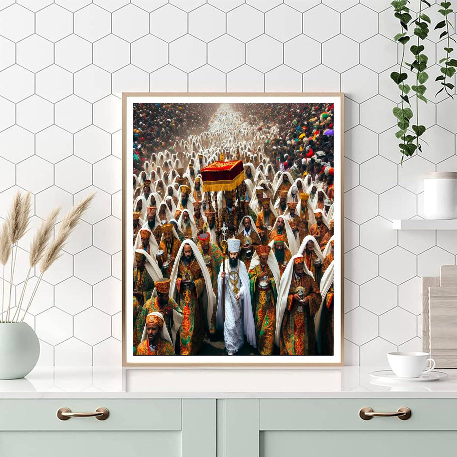 Ethiopian Epiphany - Ethiopia DIY Paint By Numbers