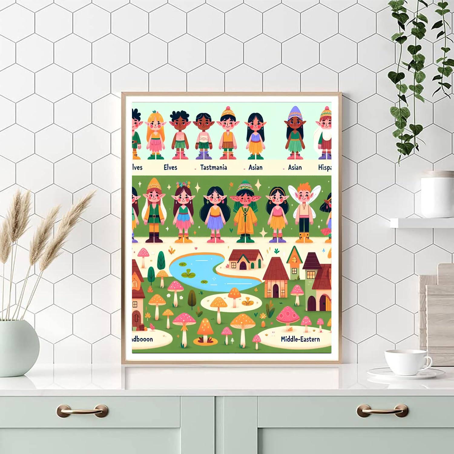 Enchanted Enclave Escape Painting By Numbers Kit