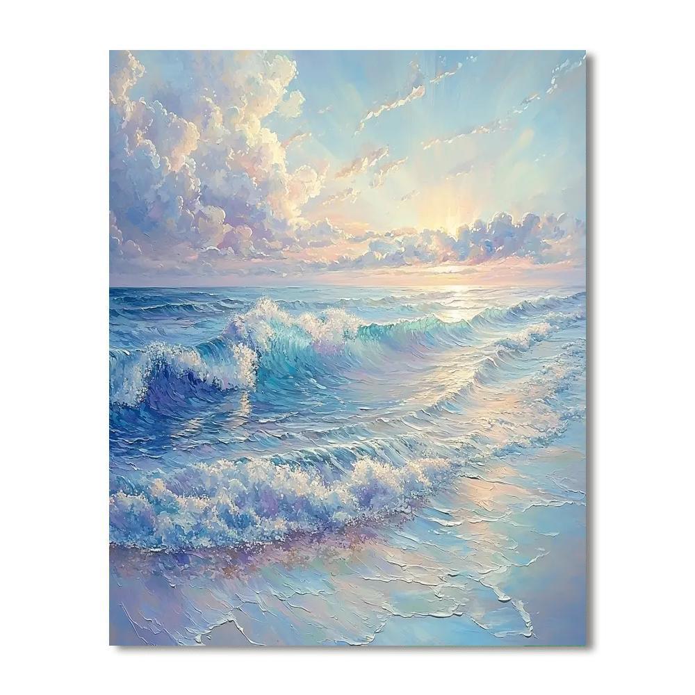 Zhao Mengfu Inspired Dreamscape Of Tranquility  Painting By Numbers Kit