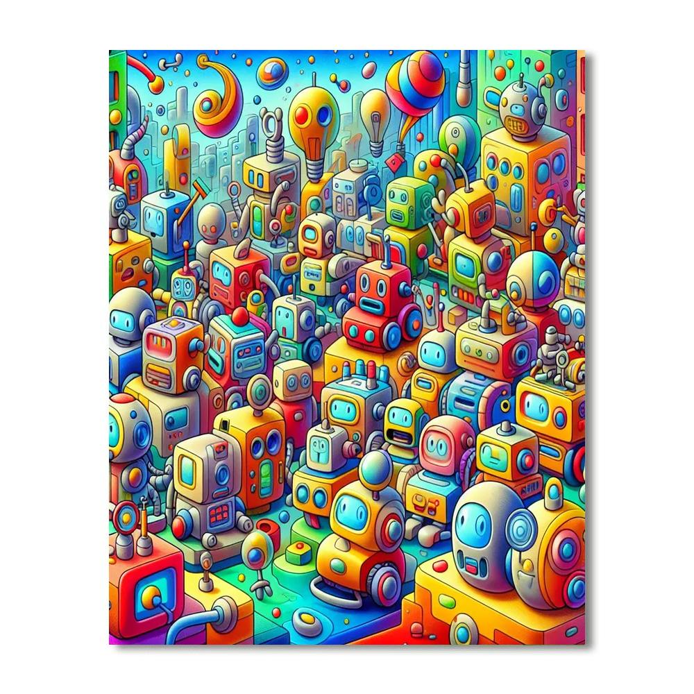 Fantastic Robot World Paint By Numbers