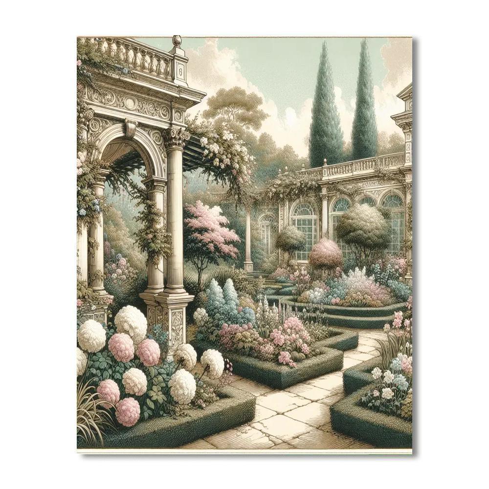 Victorian Garden Stroll Paint By Numbers Kits