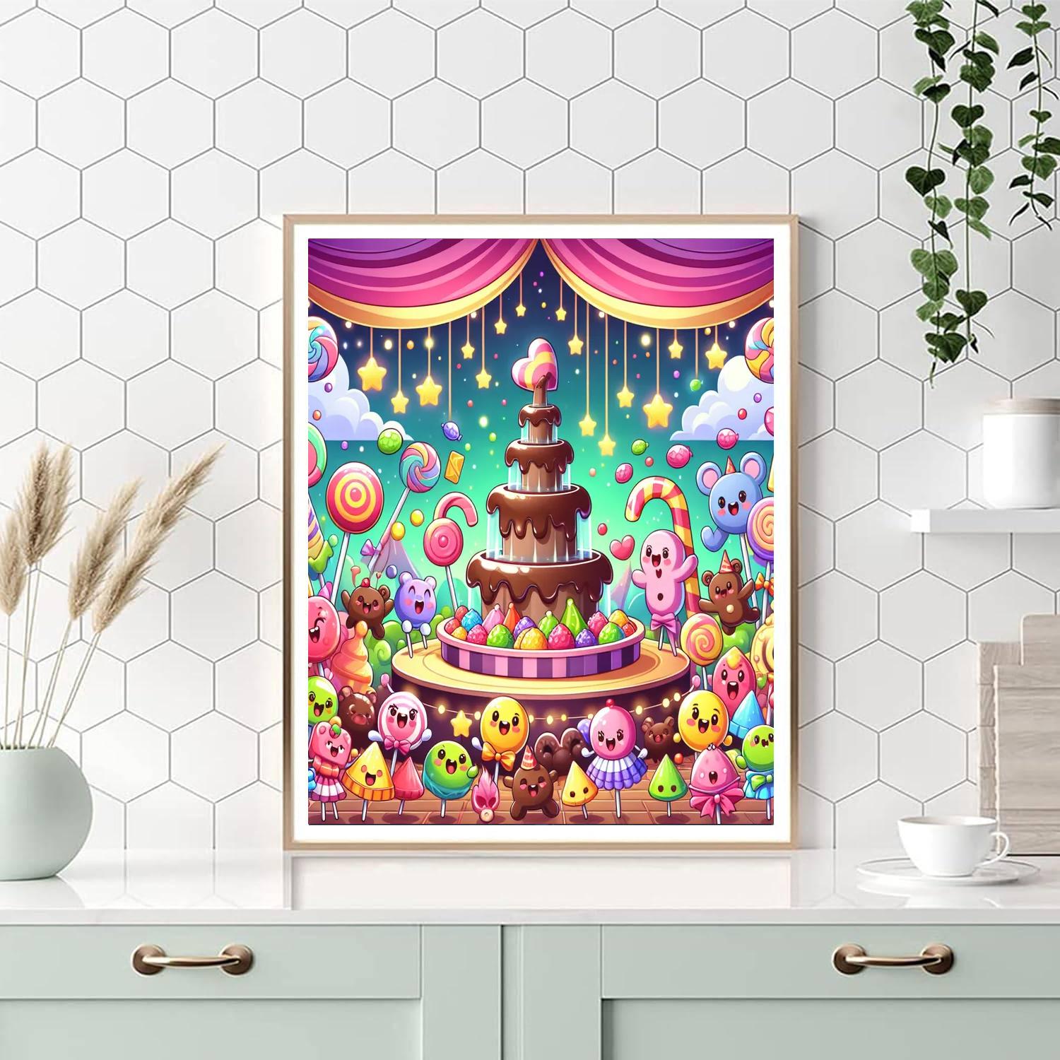 Candyland Festival Paint By Numbers Kits