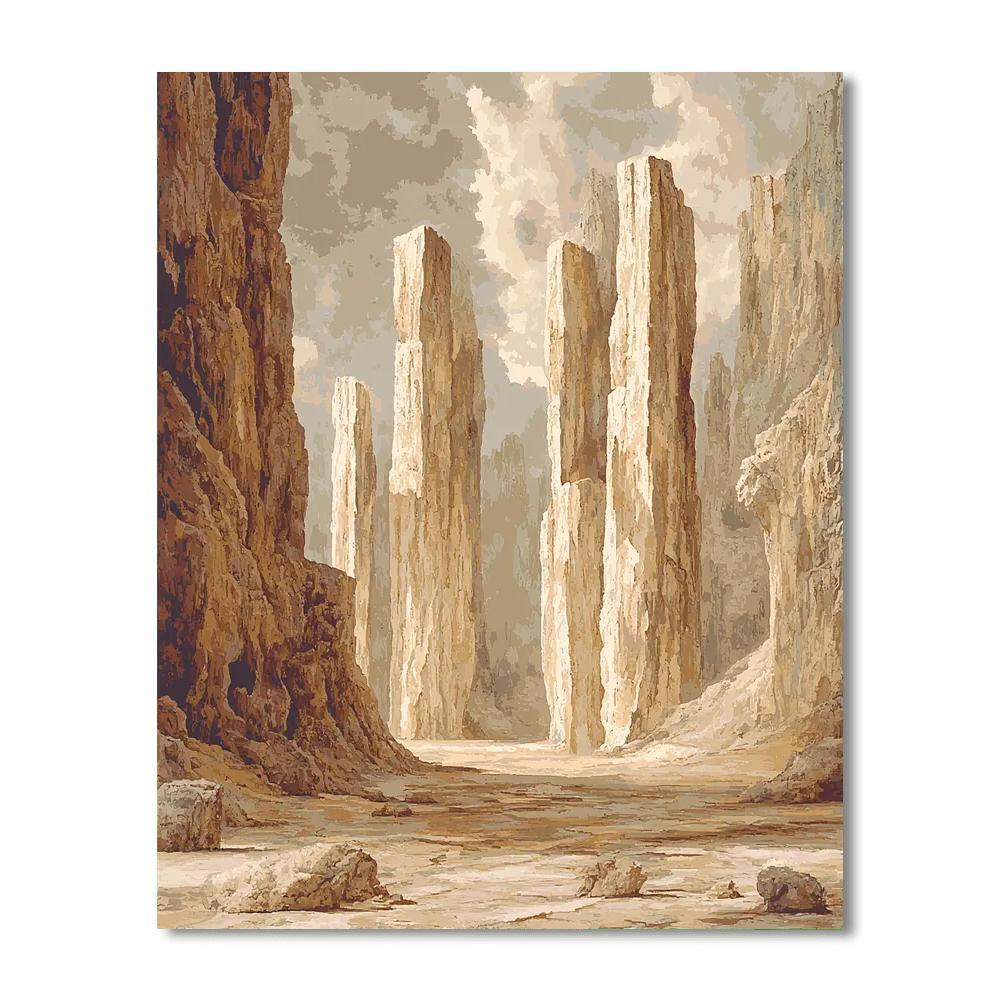 Michelangelo Inspired Ancient Mystery  Painting By Numbers Kit