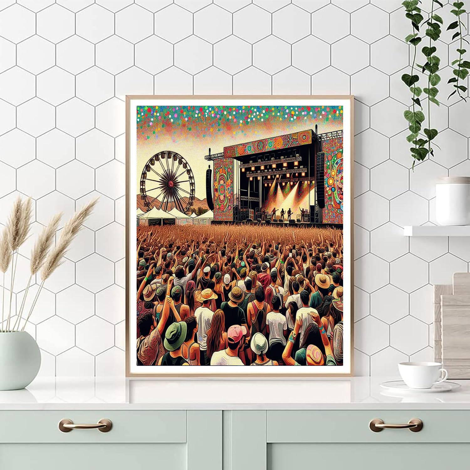 Lollapalooza Music Festival - Usa Number Painting