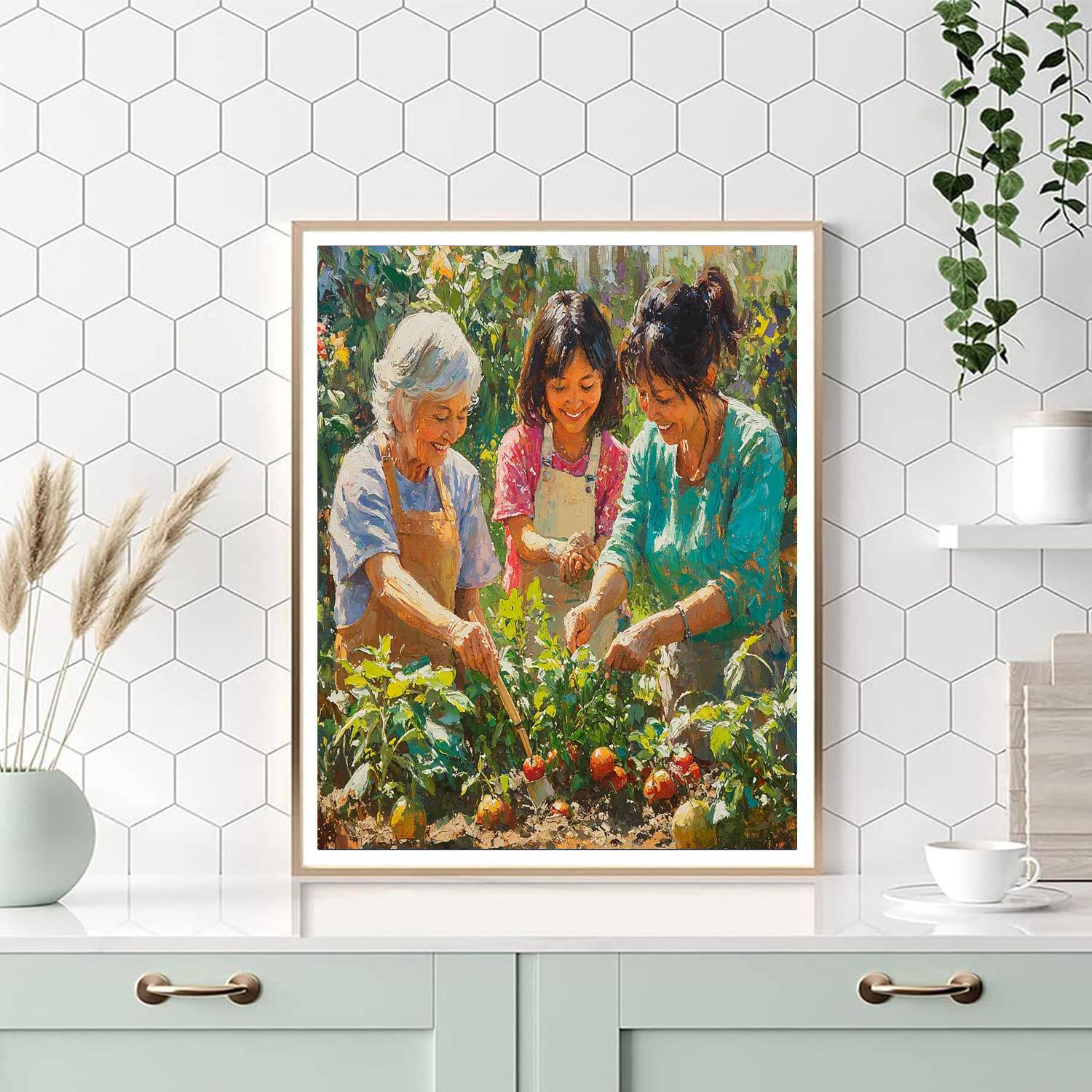 Garden Of Generations Painting Number Kit