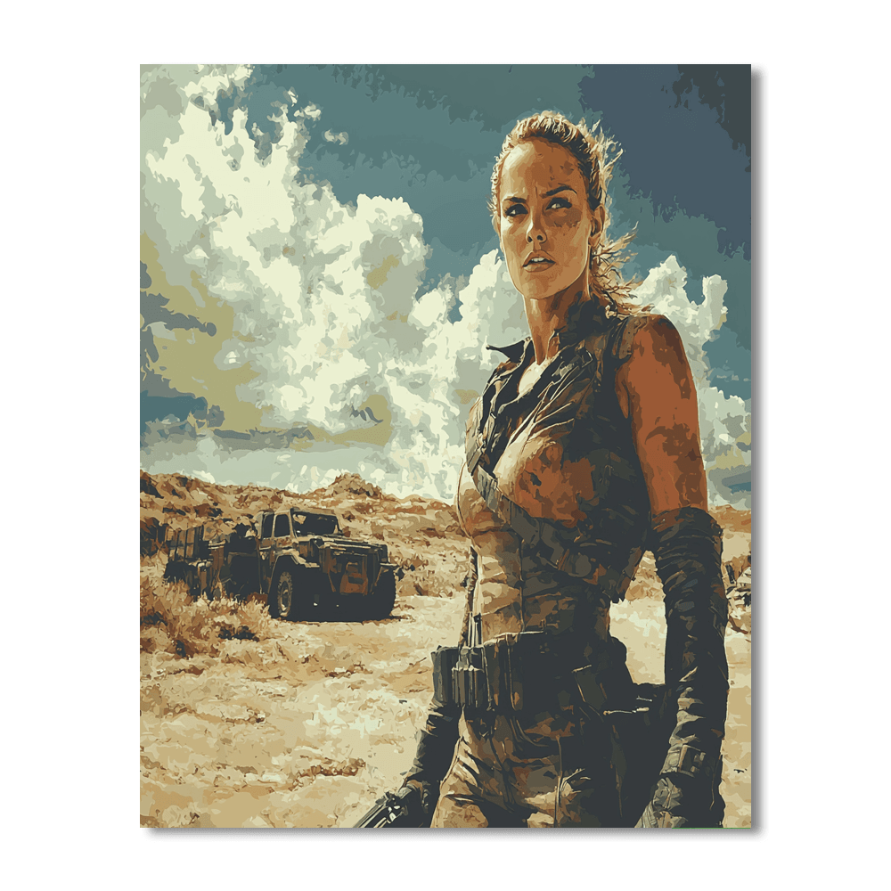 Charlize Theron: The Fierce Force Of Cinema Paint By Number