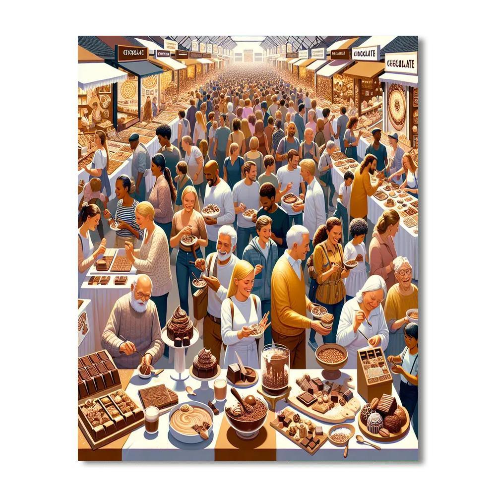 The Chocolate Festival - England Paint By Numbers Kits