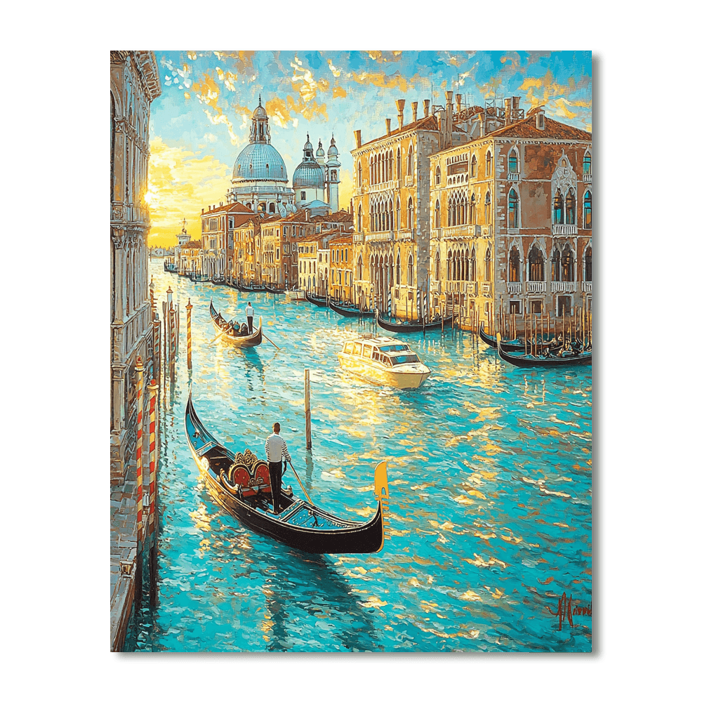 Grand Canal Venice - Italy DIY Paint By Numbers
