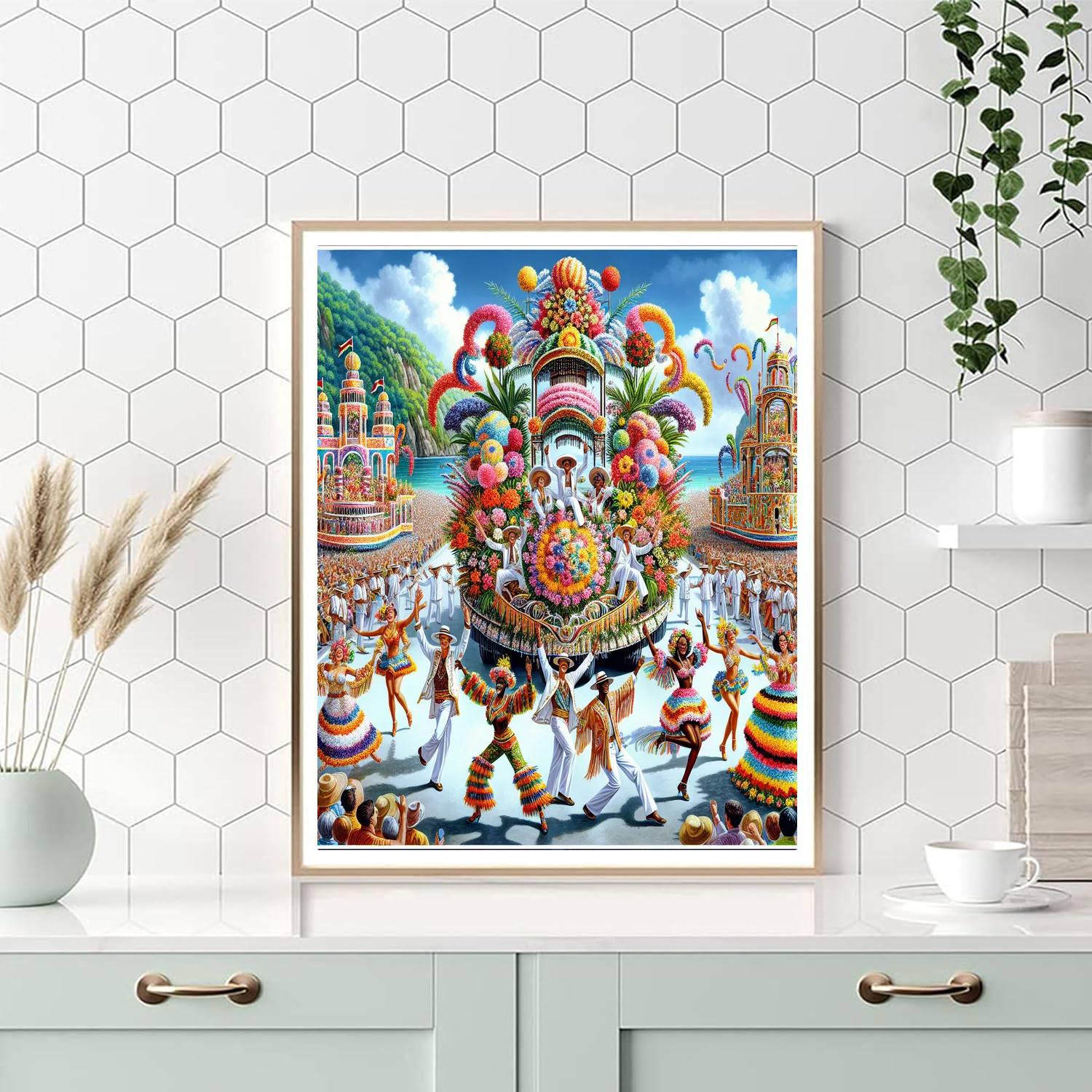 Fiesta De La Flor - Portugal Paint By Numbers Kits