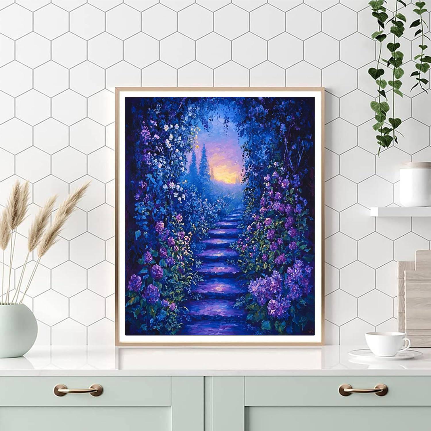 Twilight Garden Dream Painting Number Kit