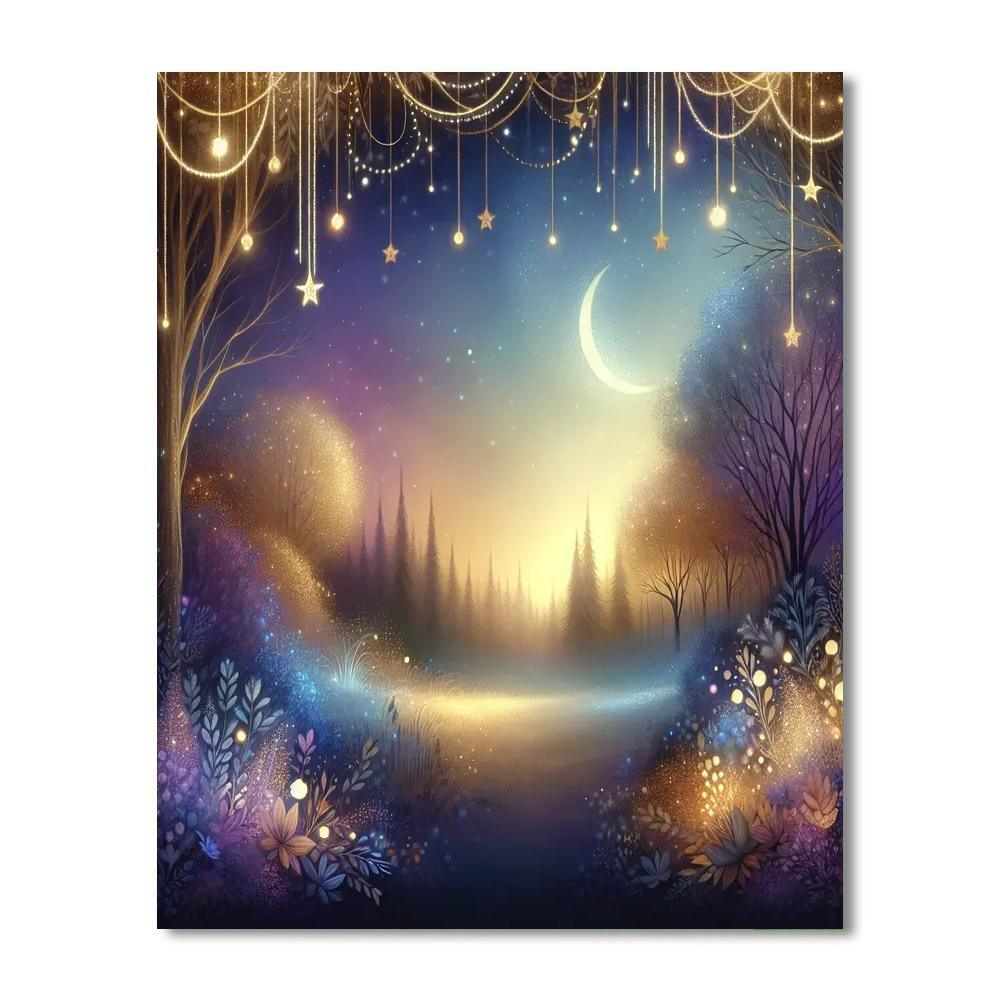 Enchanted Evening Glow DIY Paint By Numbers