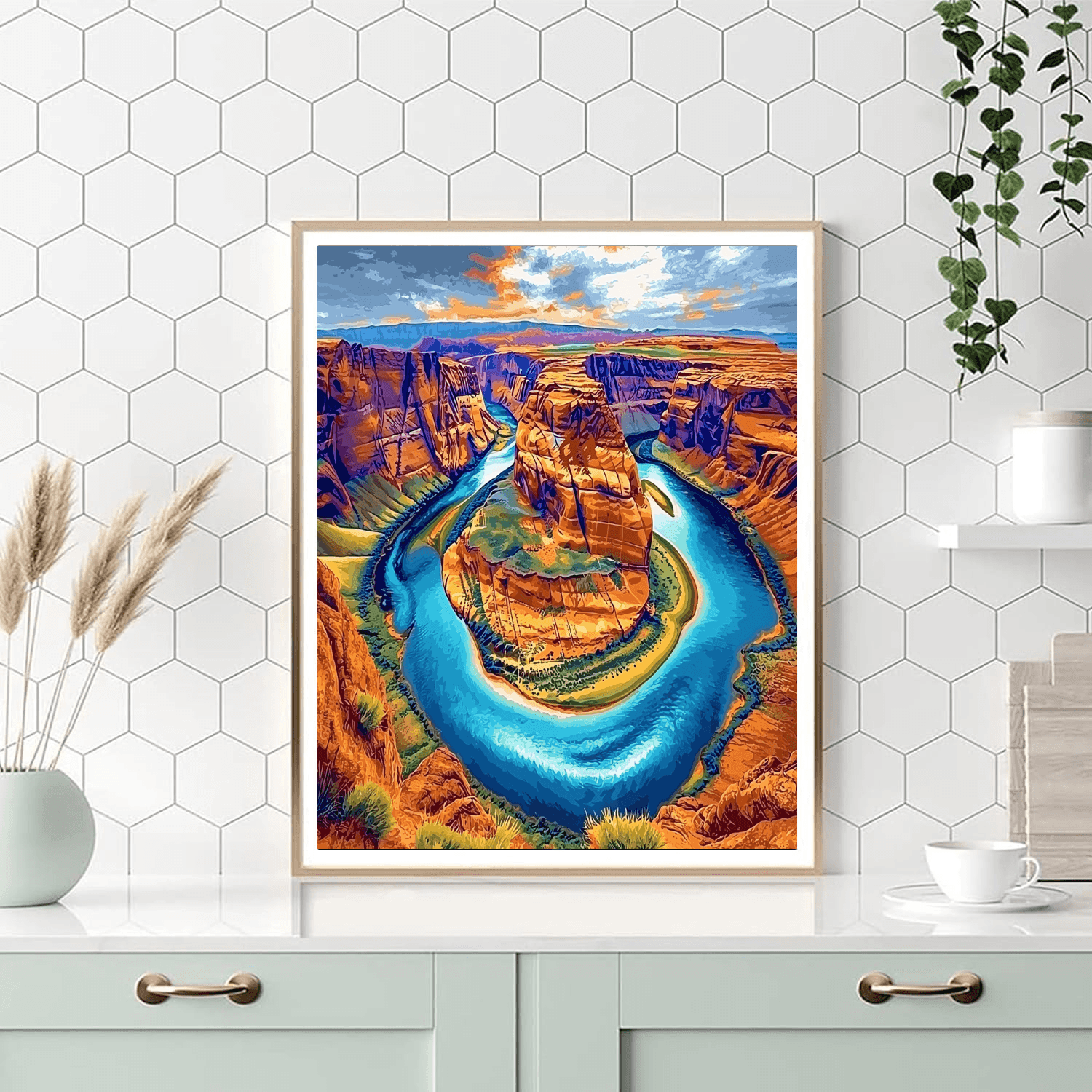 Horseshoe Bend - Usa Number Painting