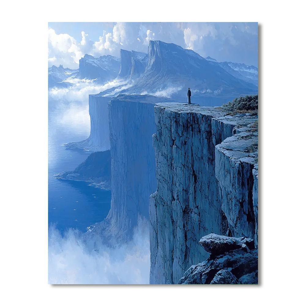 Caspar David Friedrich Inspired Nordic Landscape Enchantment  Painting By Numbers Kit