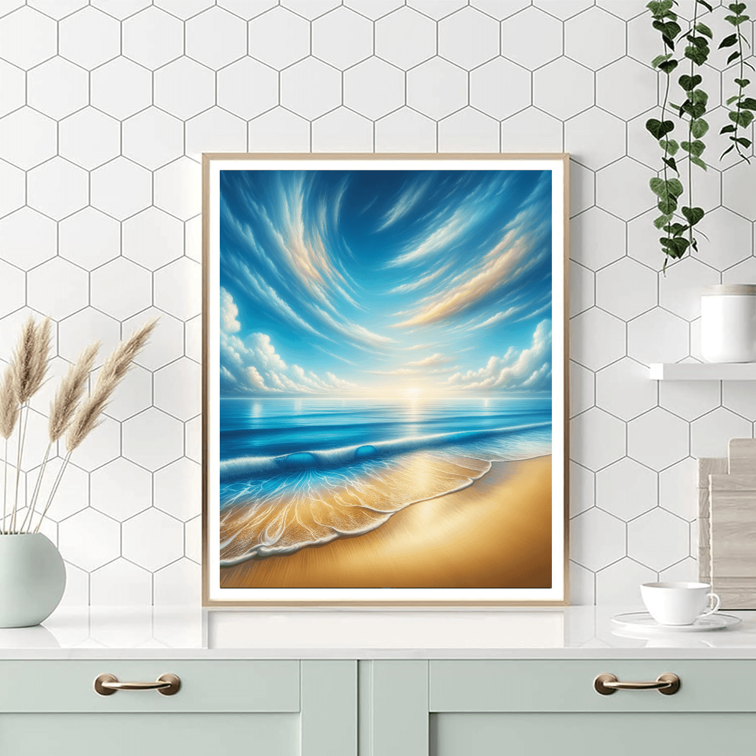 Peaceful Coastal Escape Paint By Number
