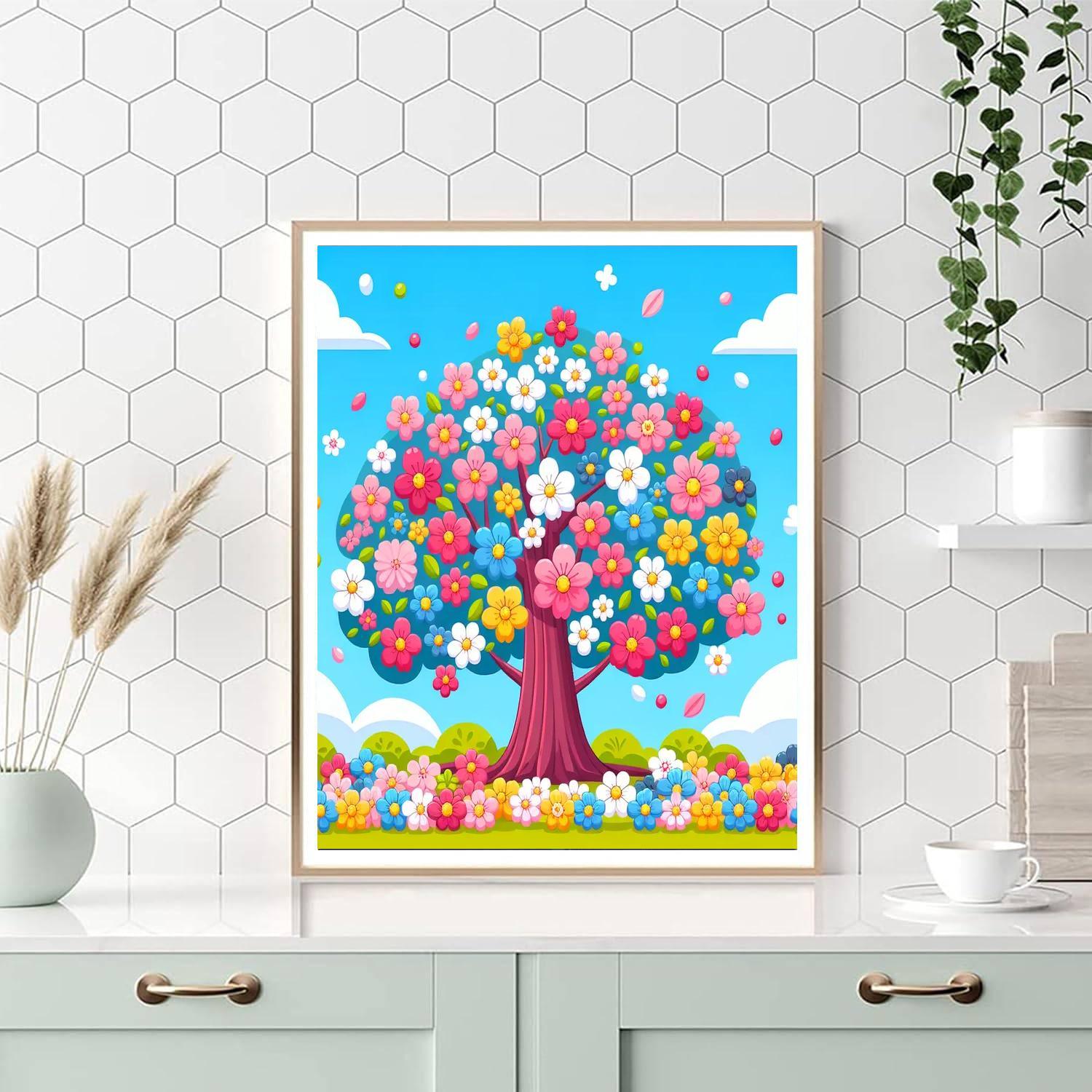 Cheery Cherry Tree Paint By Color