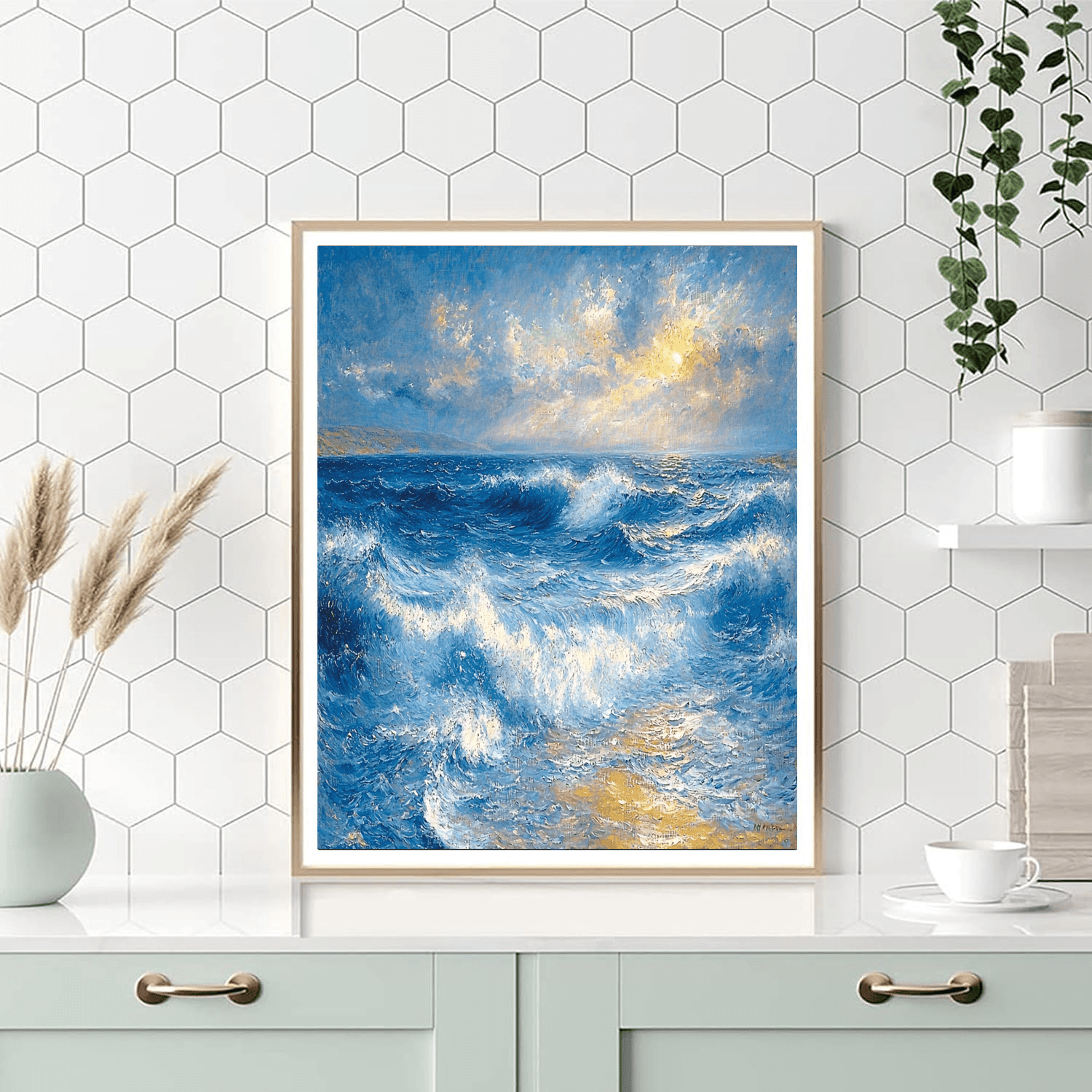 J.M.W. Turner Inspired Waves Of Emotion  Paint By Numbers Kits