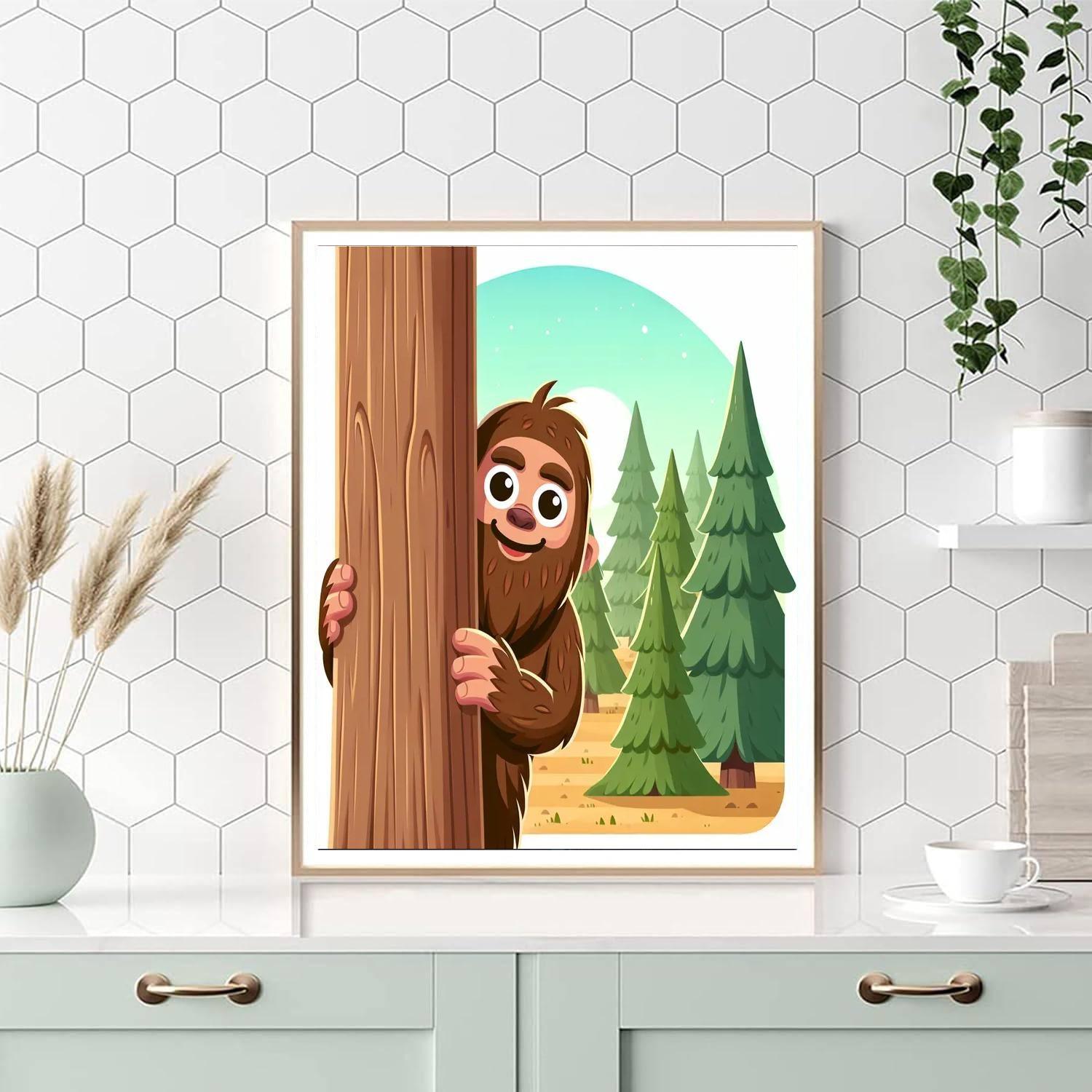 Friendly Bigfoot Paint By Color