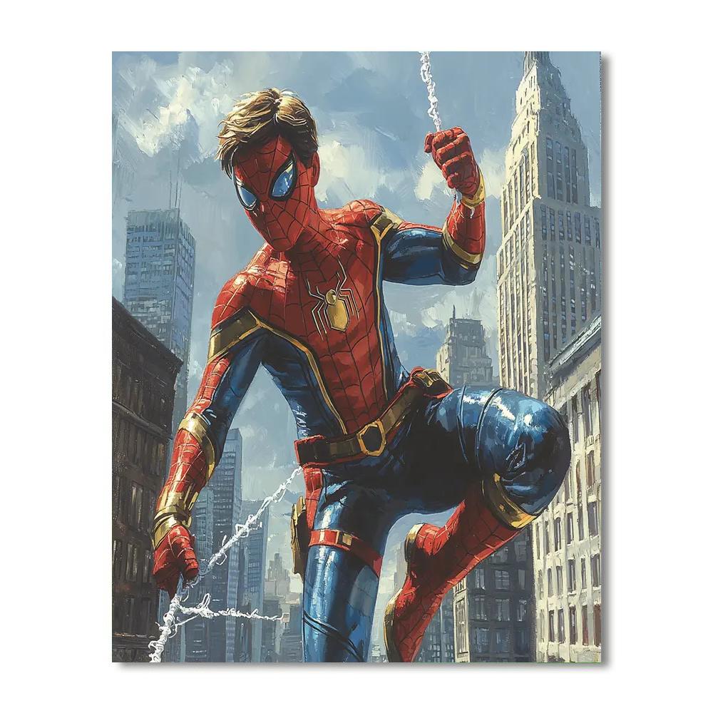 Tom Holland: The Web-slinger Of Dreams Numbered Painting Kits