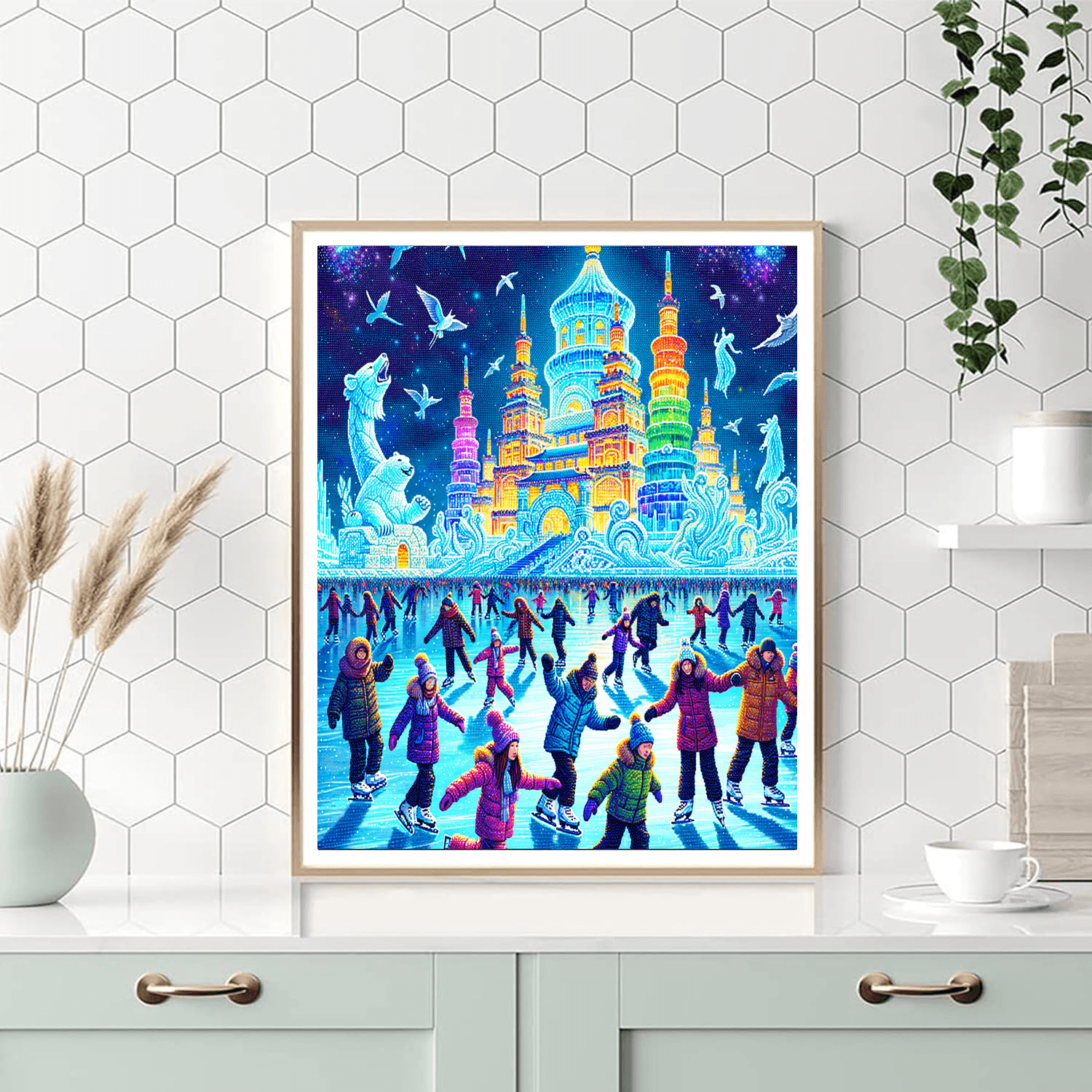 The Harbin Ice And Snow Festival Paint By Color