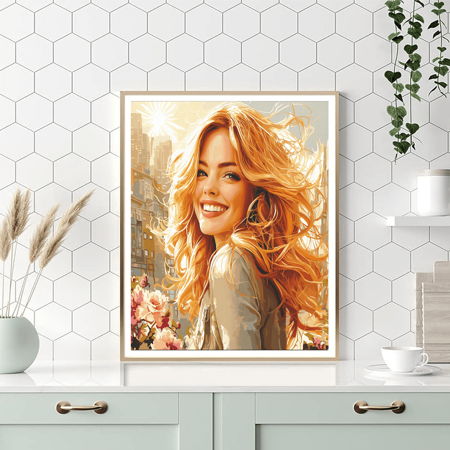 Emma Stone: The Radiant Charm Of Hollywood's Muse Numbered Painting Kits