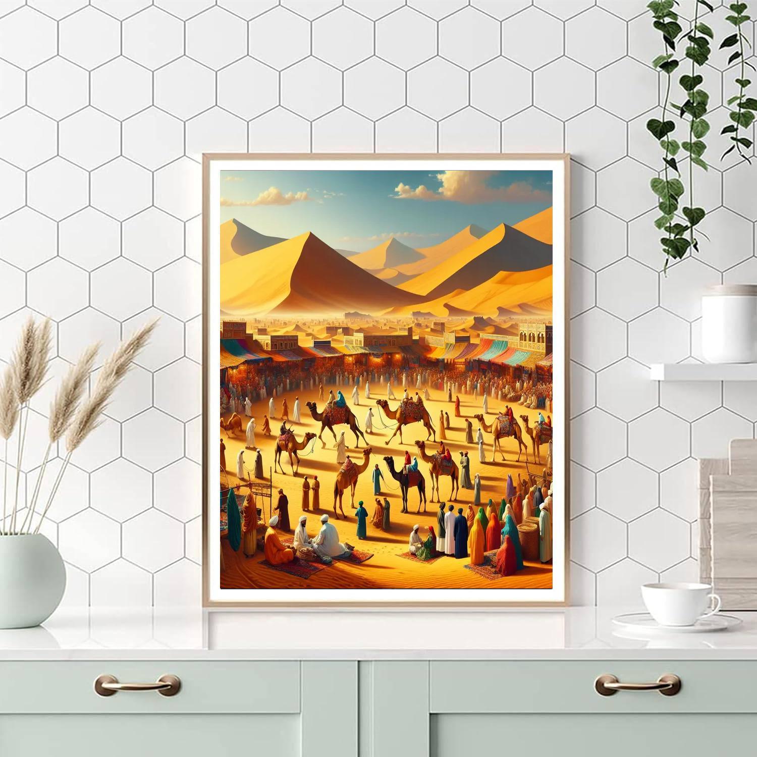 The Jaisalmer Desert Festival - India Painting By Numbers Kit