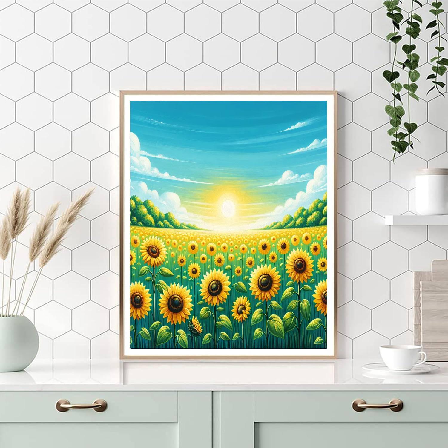 Sunflower Bliss Paint By Numbers