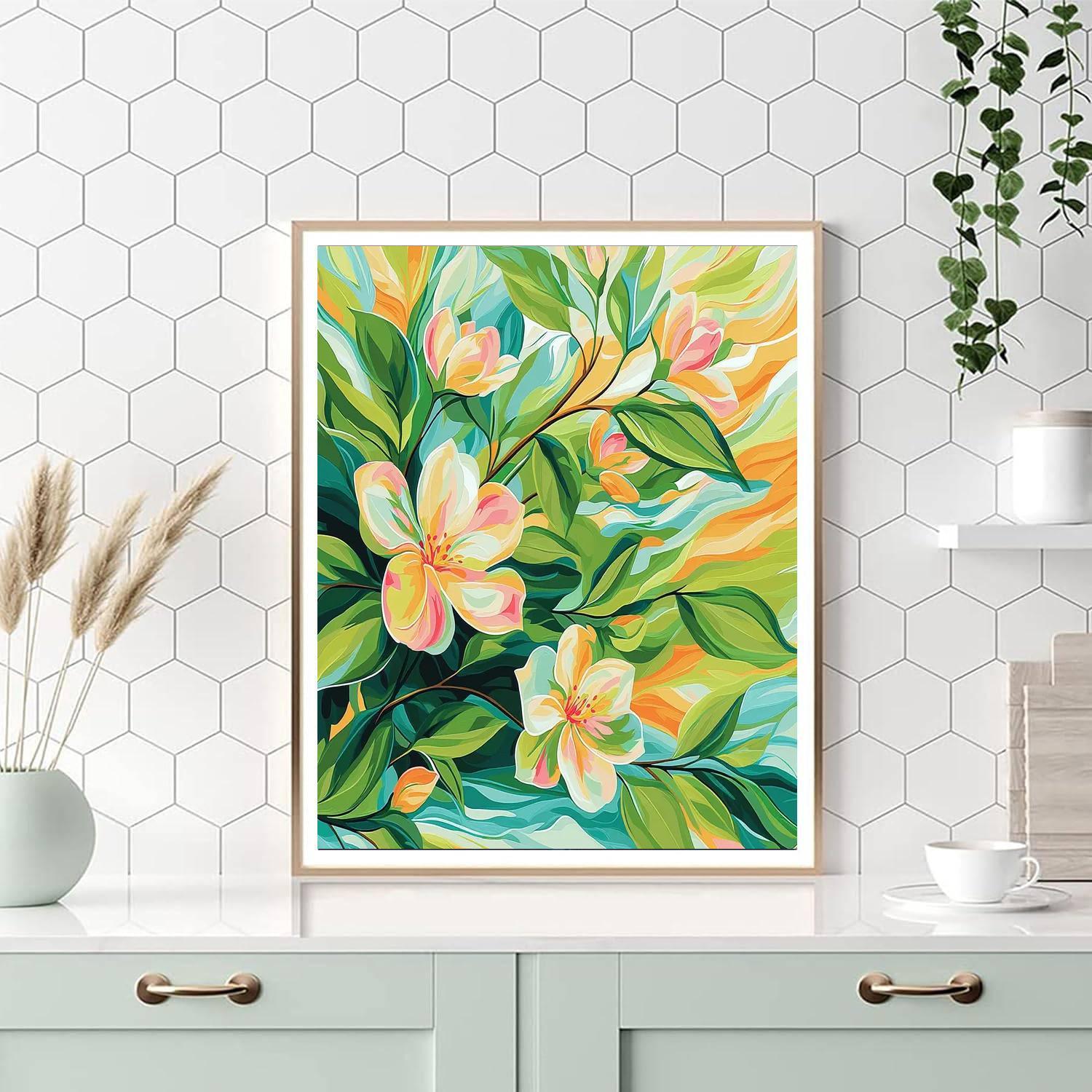 Michelangelo Inspired Awakening Nature  Paint By Number