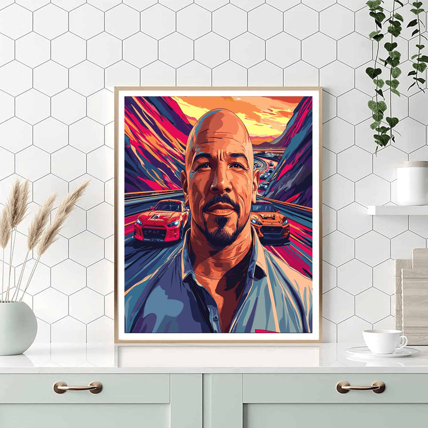 Vin Diesel: The Heart And Soul Of The Fast Family Paint By Color