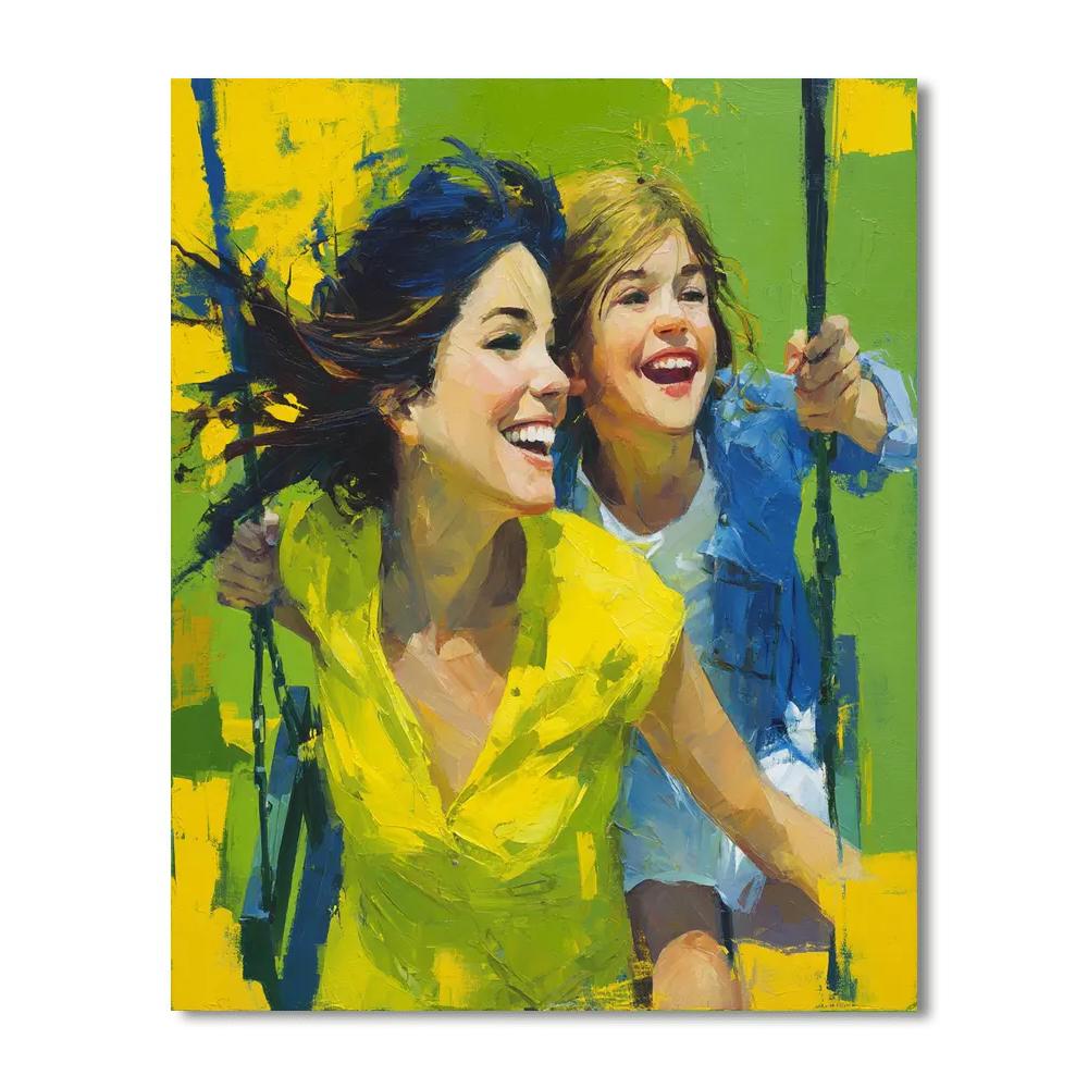 Love On A Swing Paint By Number