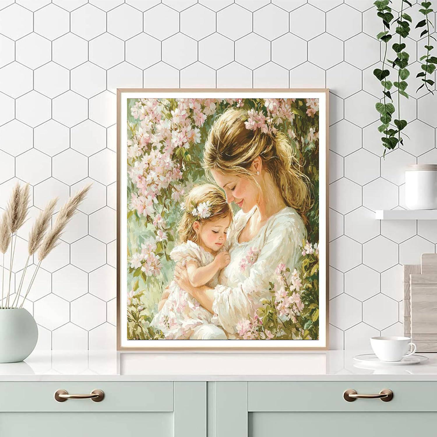 Cuddles In The Garden Numbered Painting Kits