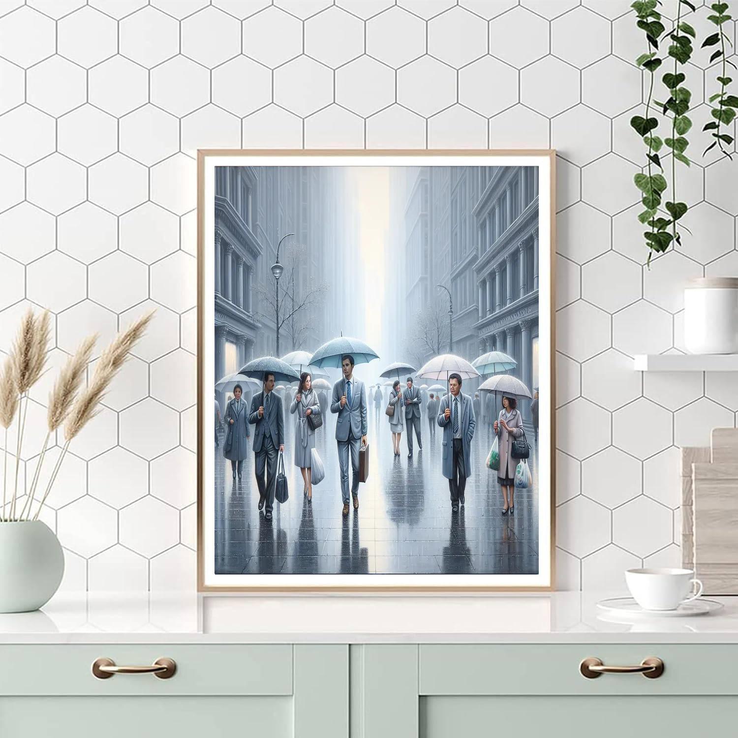 Rainy Day Stroll Paint By Numbers Kits