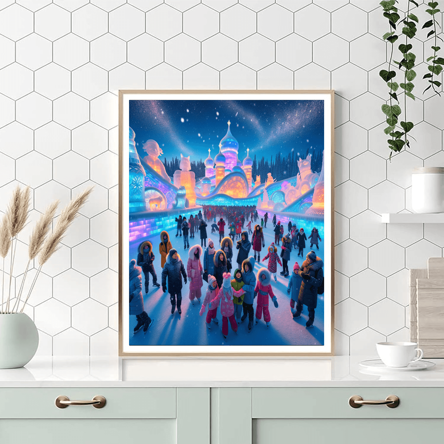 Snow And Ice Sculpture Festival Paint By Numbers Kits