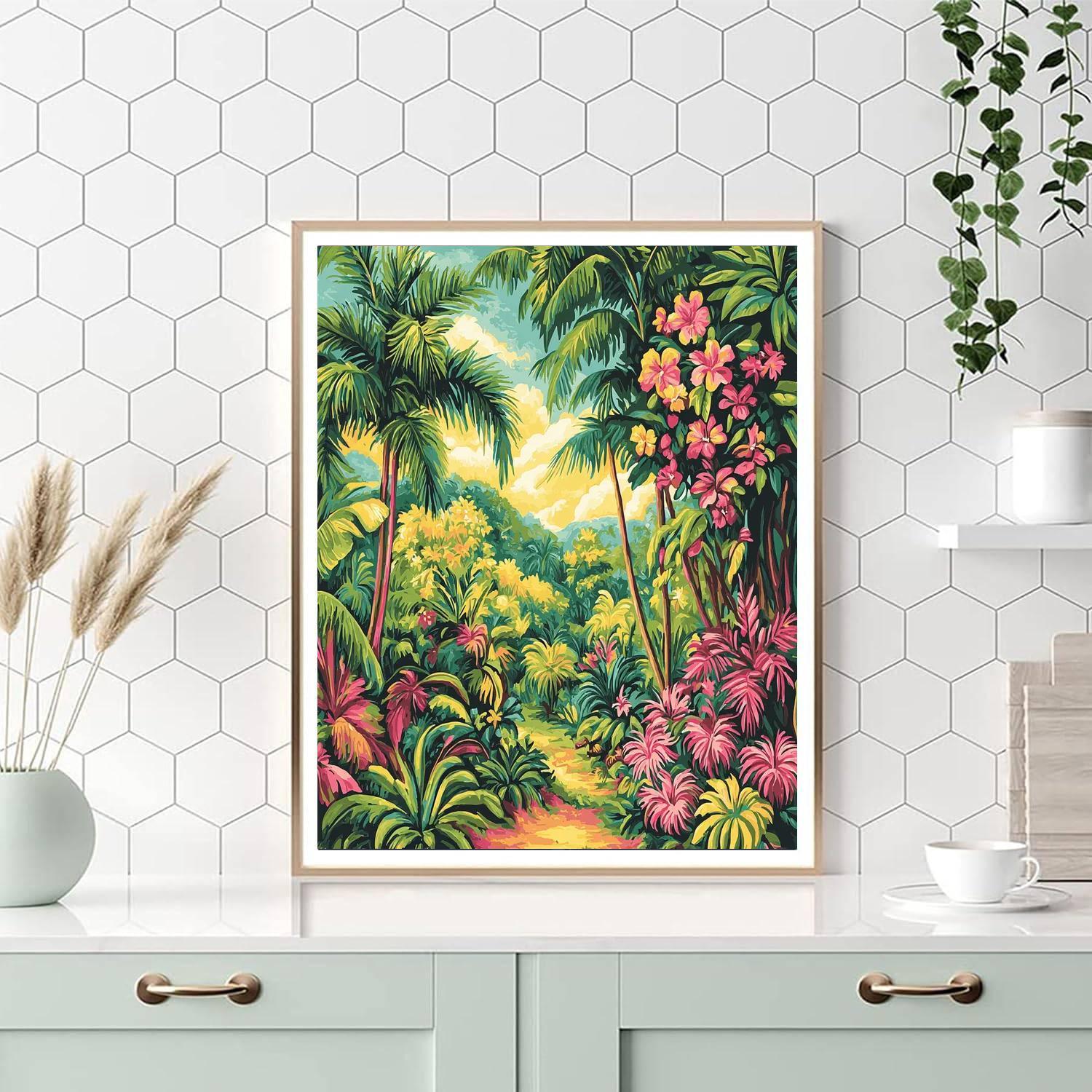 Paul Gauguin Inspired Exotic Jungle  Paint By Number