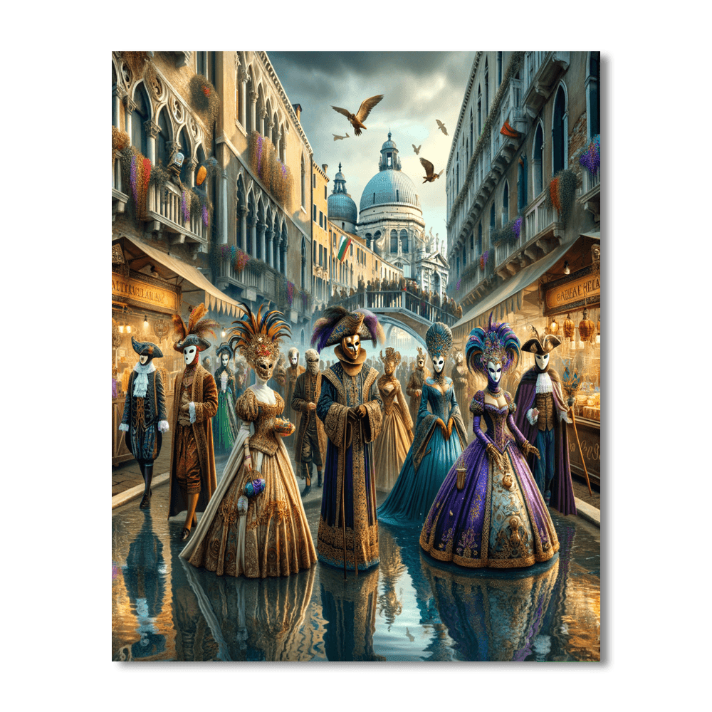 Carnival Of Venice - Italy Paint By Numbers Art