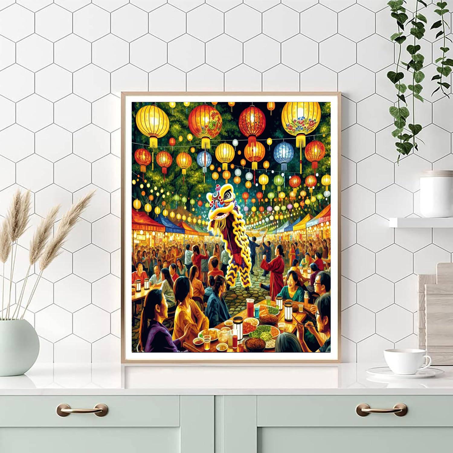 Lantern Festival - Auckland Paint By Numbers Kits