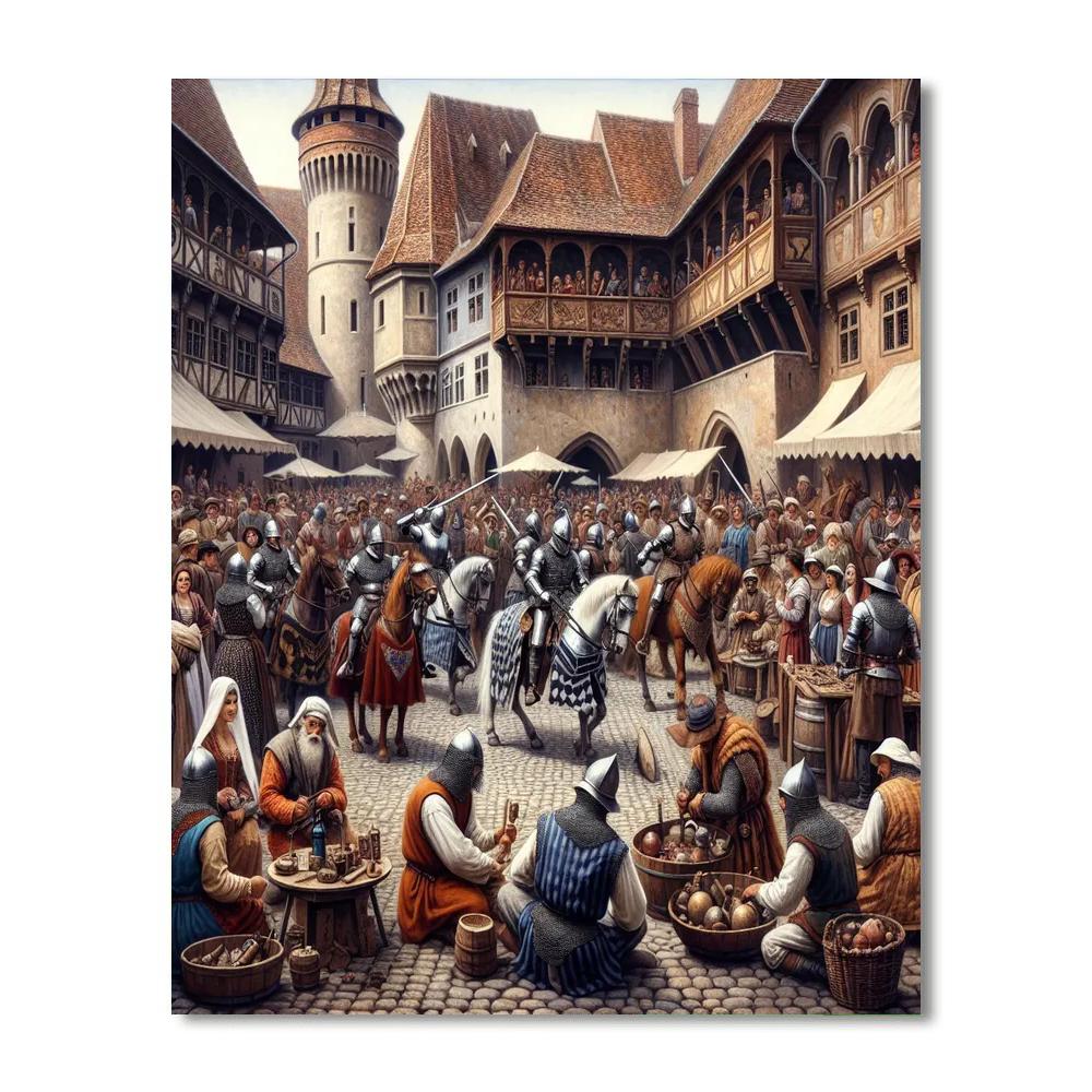 Medieval Festival - Sighisoara Paint By Numbers Kits