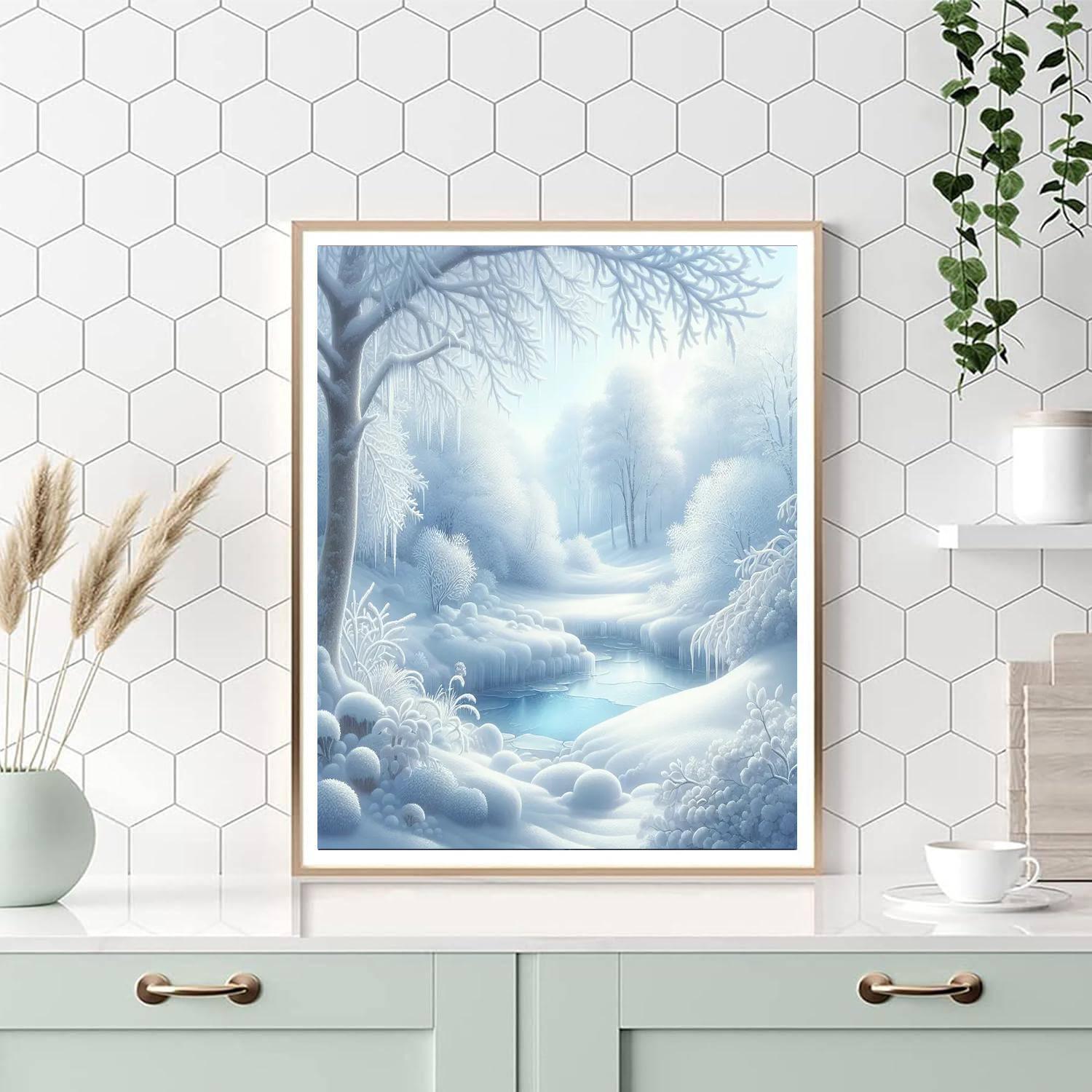 Winter's Quiet Beauty Paint By Numbers Art
