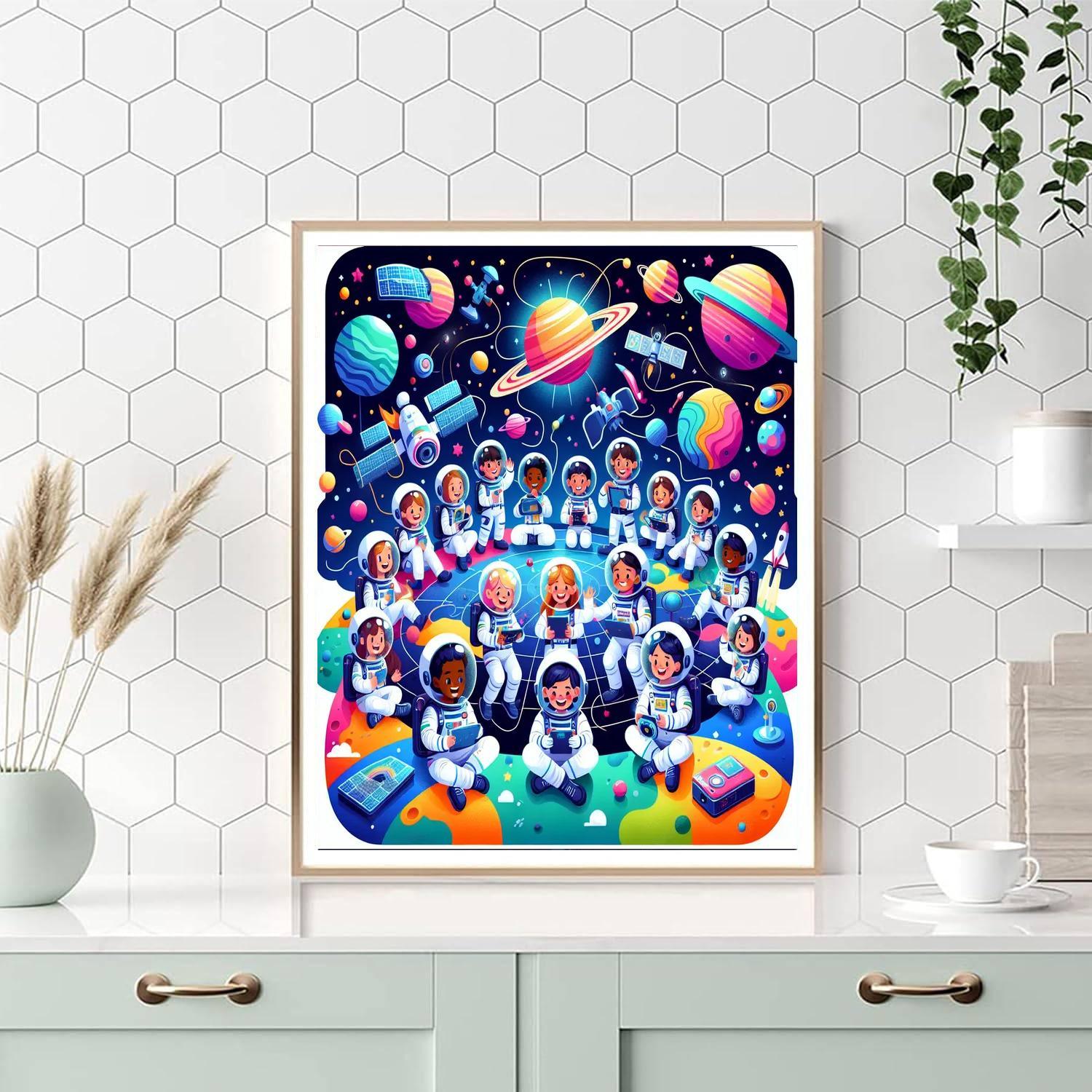 Intergalactic Space Camp Paint By Color