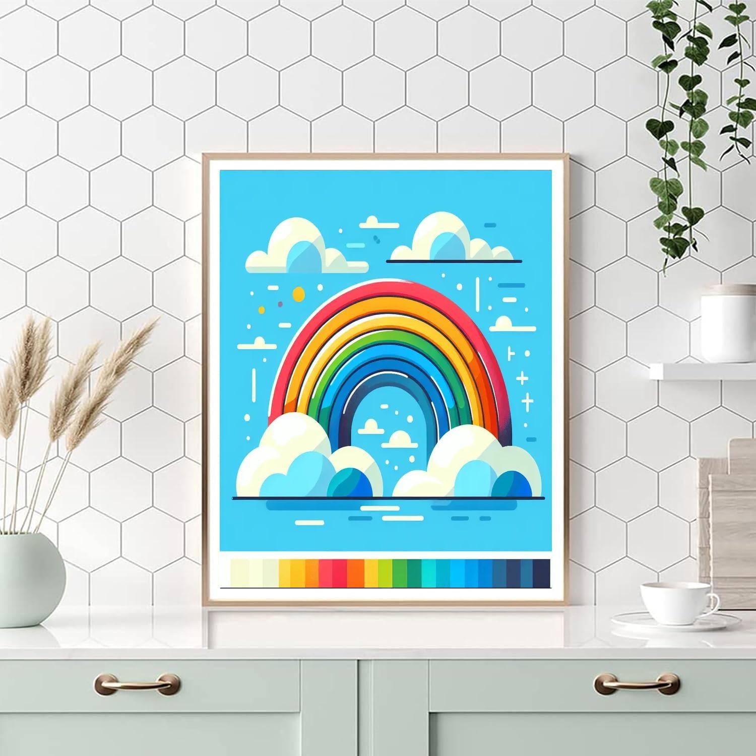 Joyful Rainbow Paint By Color