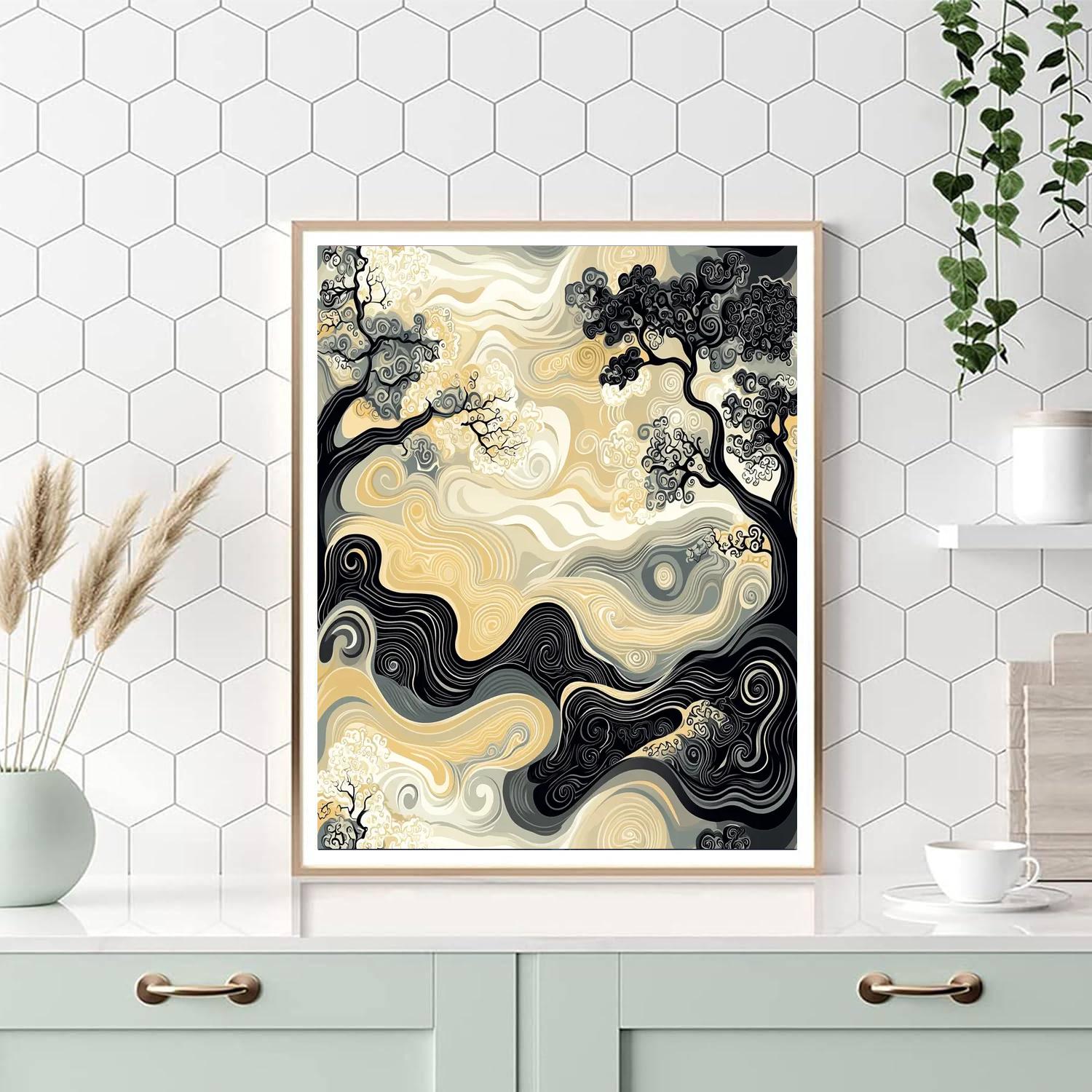 M.C. Escher Inspired Fractal Landscapes  Paint By Numbers Kits