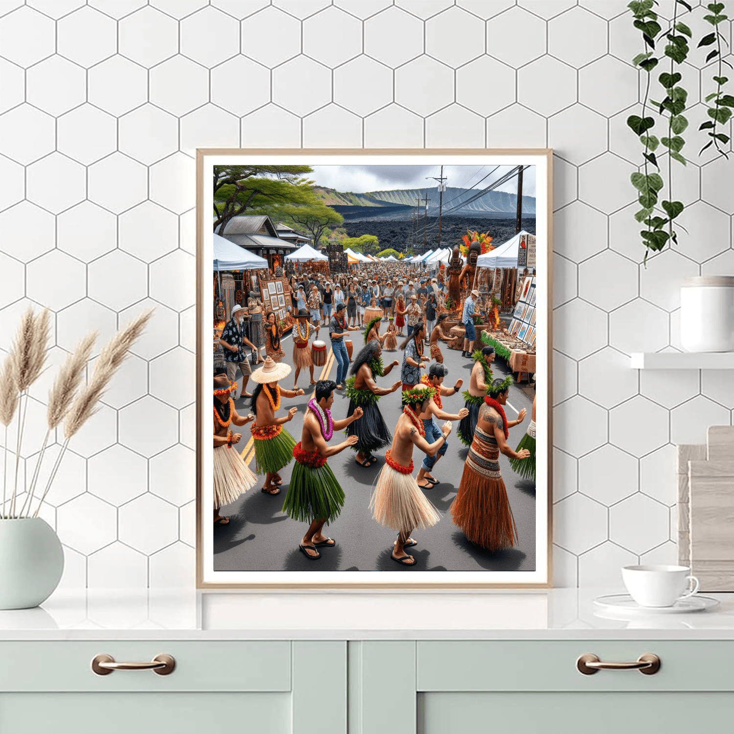 Pahoa Lava Fest - Hawaii DIY Paint By Numbers