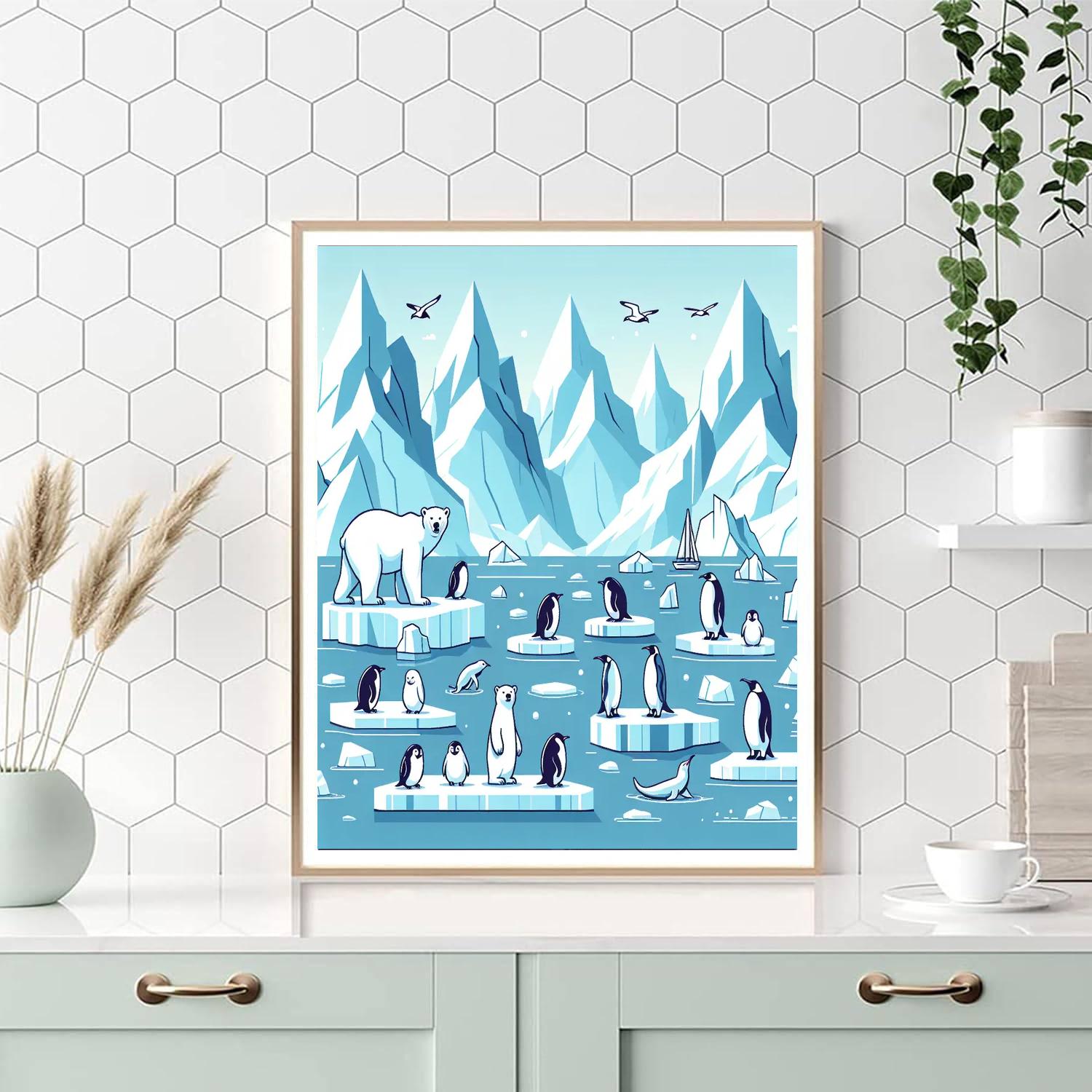 Arctic Adventures Painting Number Kit