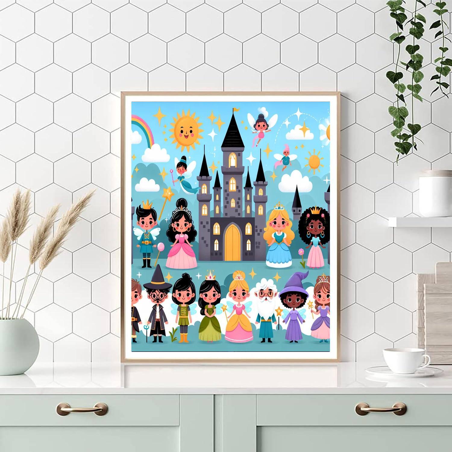 Fairy Tale Kingdom Adventures Paint By Numbers Kits
