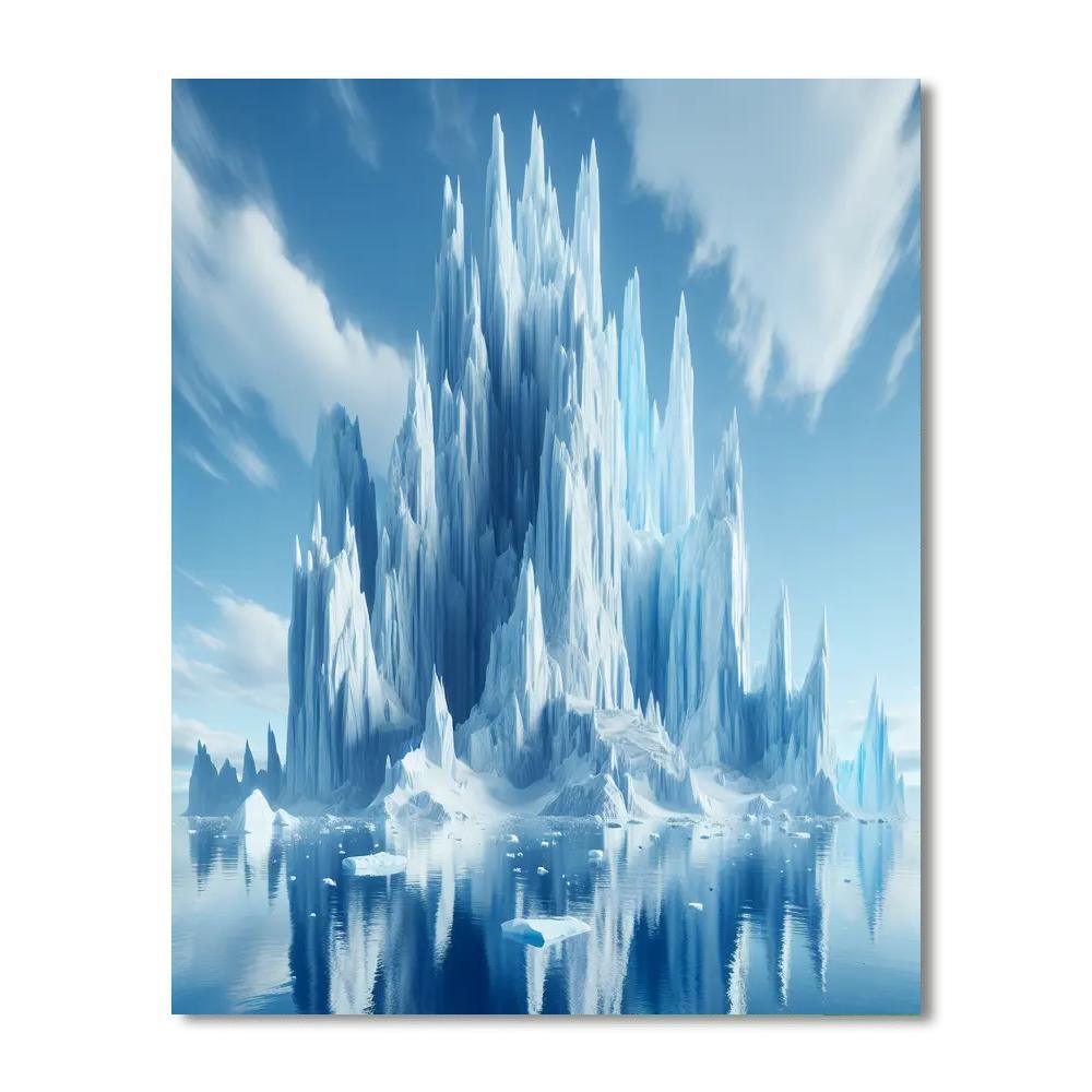 Majestic Iceberg Seascape Paint By Numbers