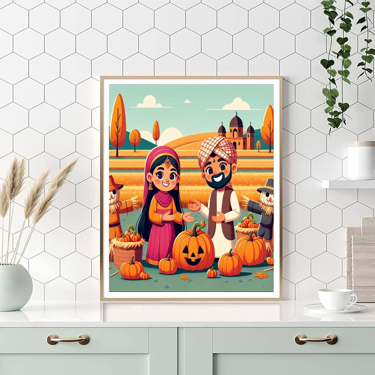 Harvest Festival Frolic Paint By Color