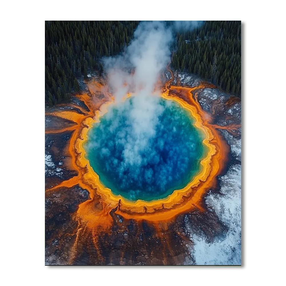 Grand Prismatic Spring - Usa Paint By Number